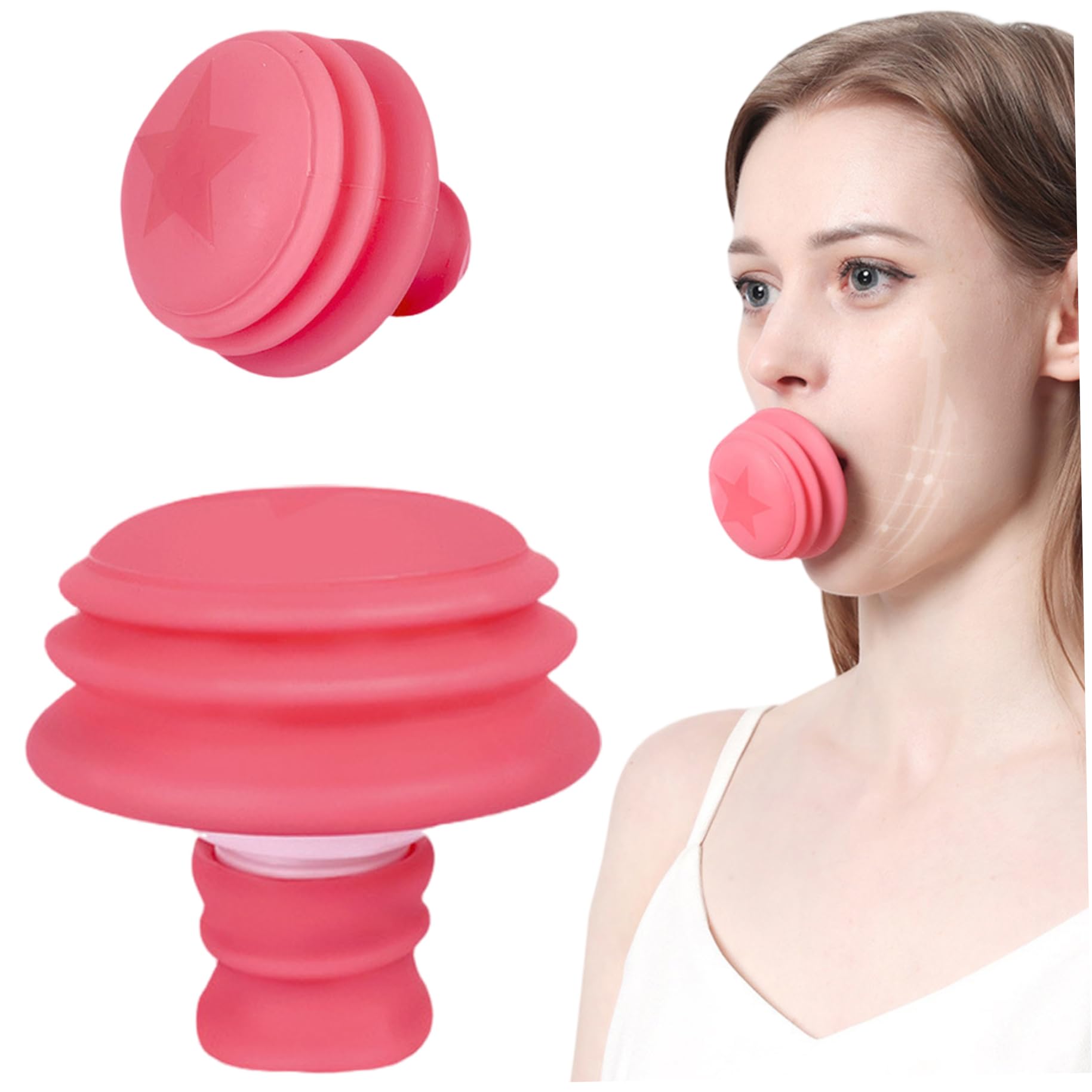 Face Yoga Face Exerciser Mouth Muscle Toning Yoga for Skin Tighten Reducer Double Chin Breathing Device for Women