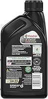 Vista 3 de Castrol EDGE High Mileage 5W-20, aceite de motor totalmente sintético avanzado, 1 cuarto de galón