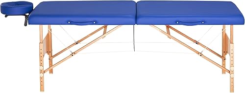 Miniatura 3 de Master Massage Brady Mesa de masaje portátil ligera, azul cielo, 27 pulgadas