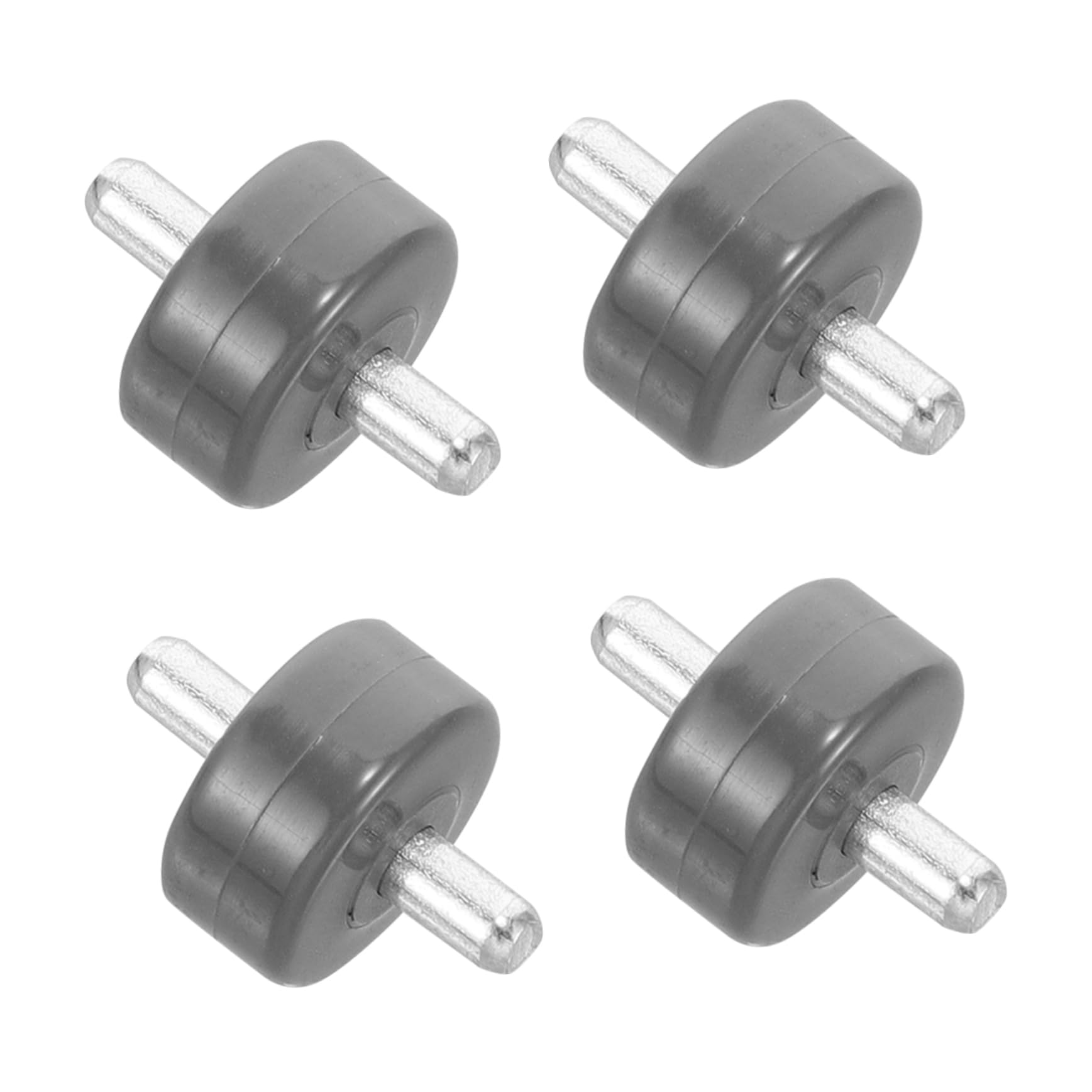 ULDIGI 4pcs Floor Brush with Small Wheels Vacuum Cleaners Caster Wheels Vacuums Vacuum Cleaner Practical Wheel Vacuum Cleaner Wheels Practical Wheel for Vacuum Cleaner Wheel Mute Metal