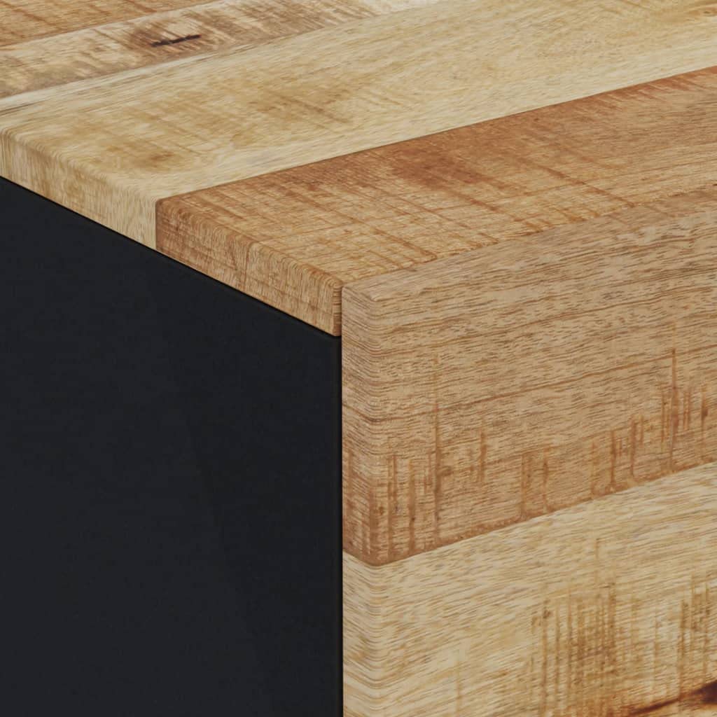 Table de Chevet Bois de Manguier Massif 40x33x46 cm