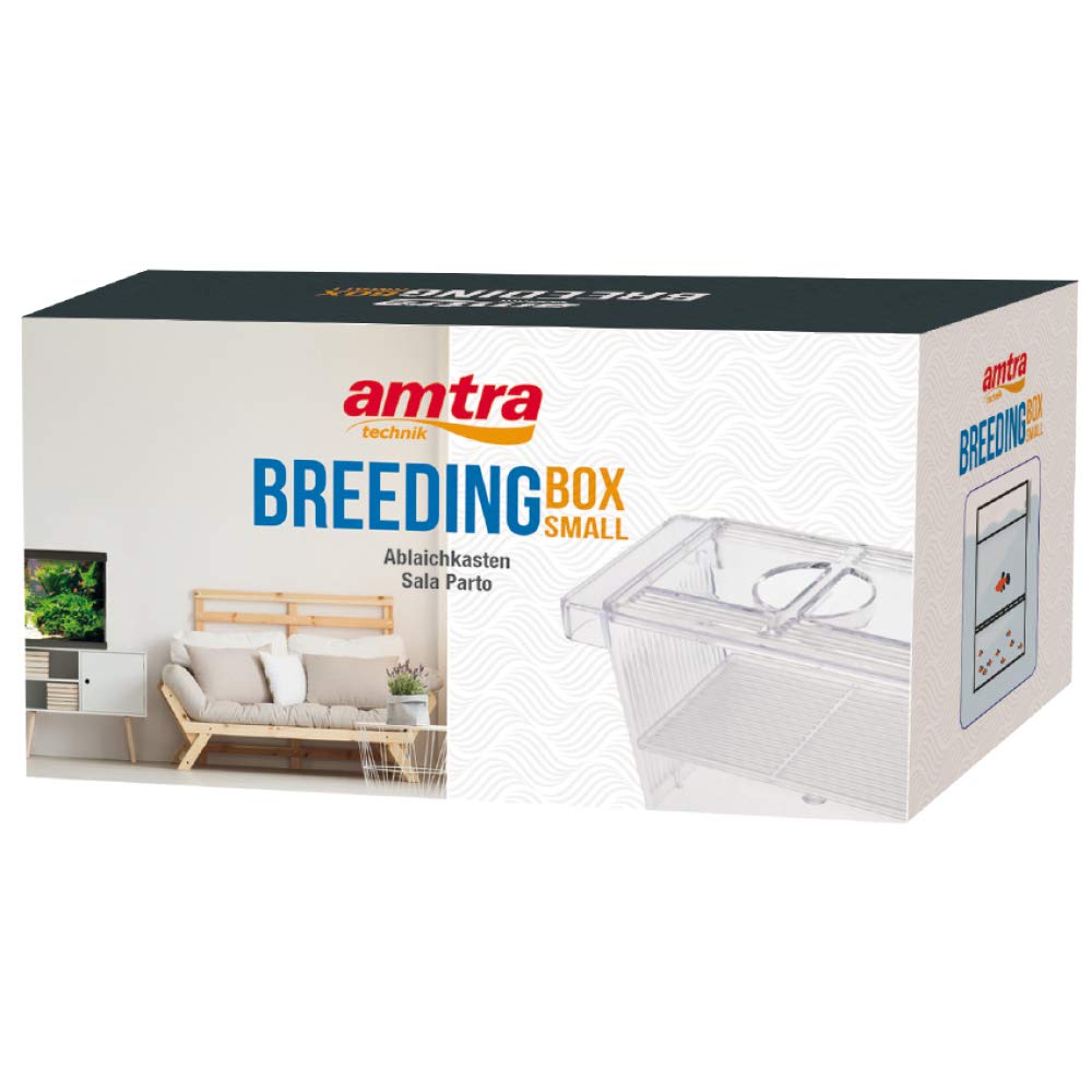 Amtra Sala parto acquario 3 in 1 con coperchio, galleggiante, trasparente, 12x6x6 CM