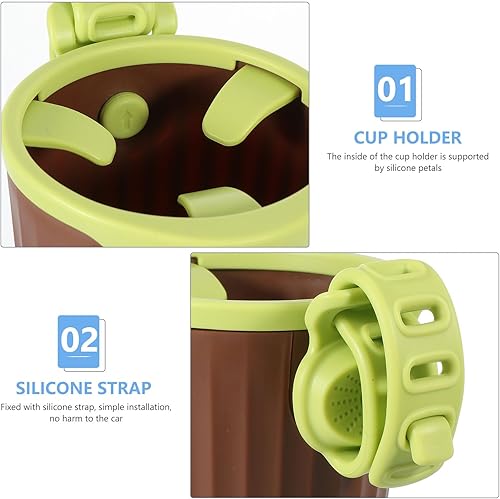 Miniatura 8 de SUPVOX Adjustable Stroller Bottle Holder Cup Rack for Wheelchairs Bikes Scooters Grip Storage Organizer for Cups and Water Bottles