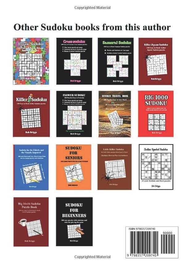 Vista 2 de Outside Sudoku 100 Easy to Hard Outside Sudoku puzzles