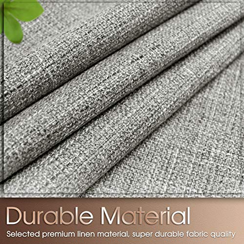 image for Naturoom Thick Linen Armchair Caddy, TV Remote Holder for Couch Sofa, 