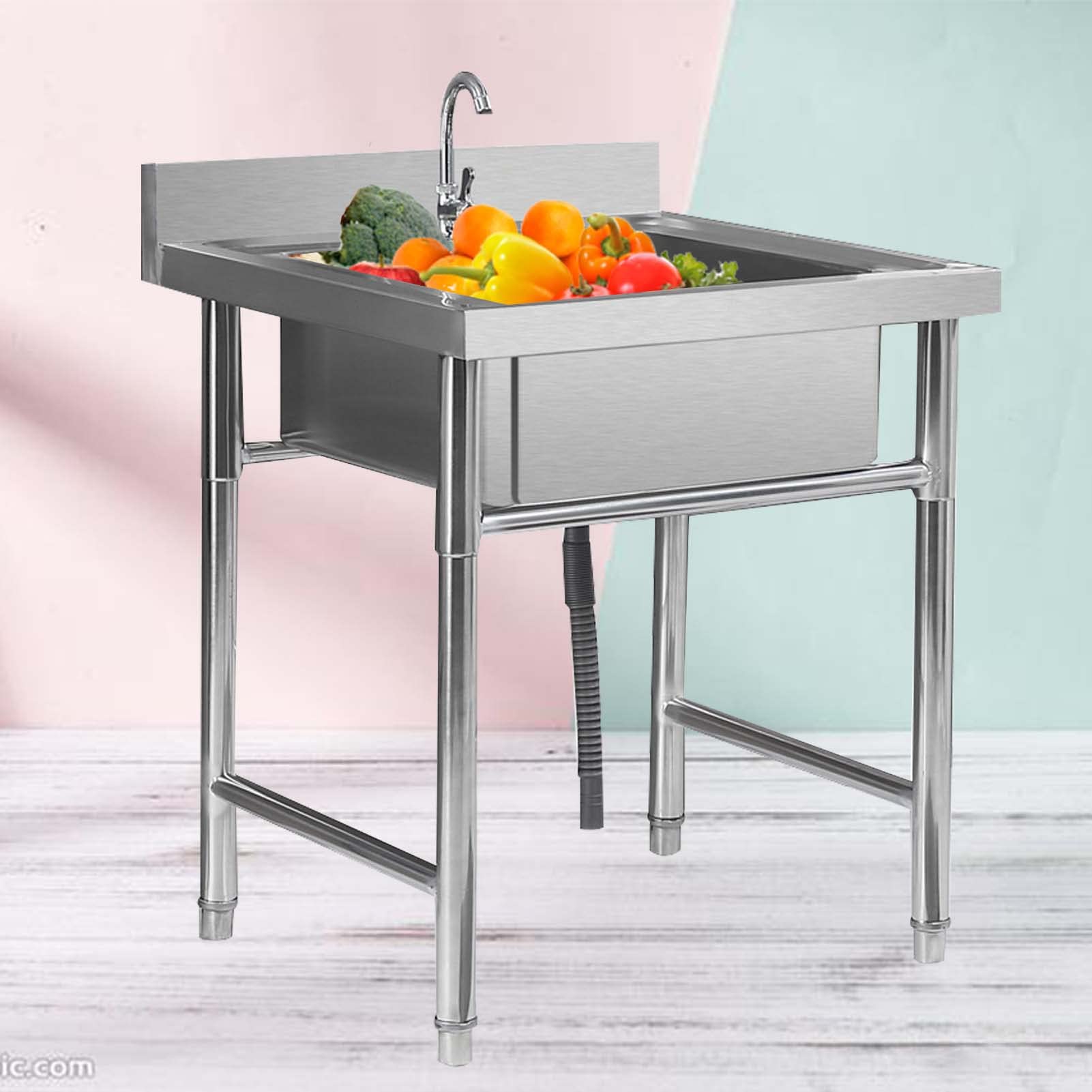 Lavabo de poste de travail de préparation de linge pour buanderie moderne