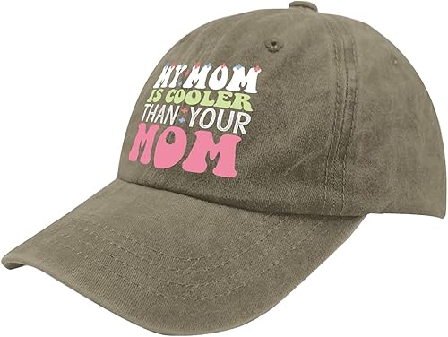 Miniatura 2 de devor Hat My mom is Cooler Than Your Mom Dad Hats, gorra de béisbol gráfica para hombre