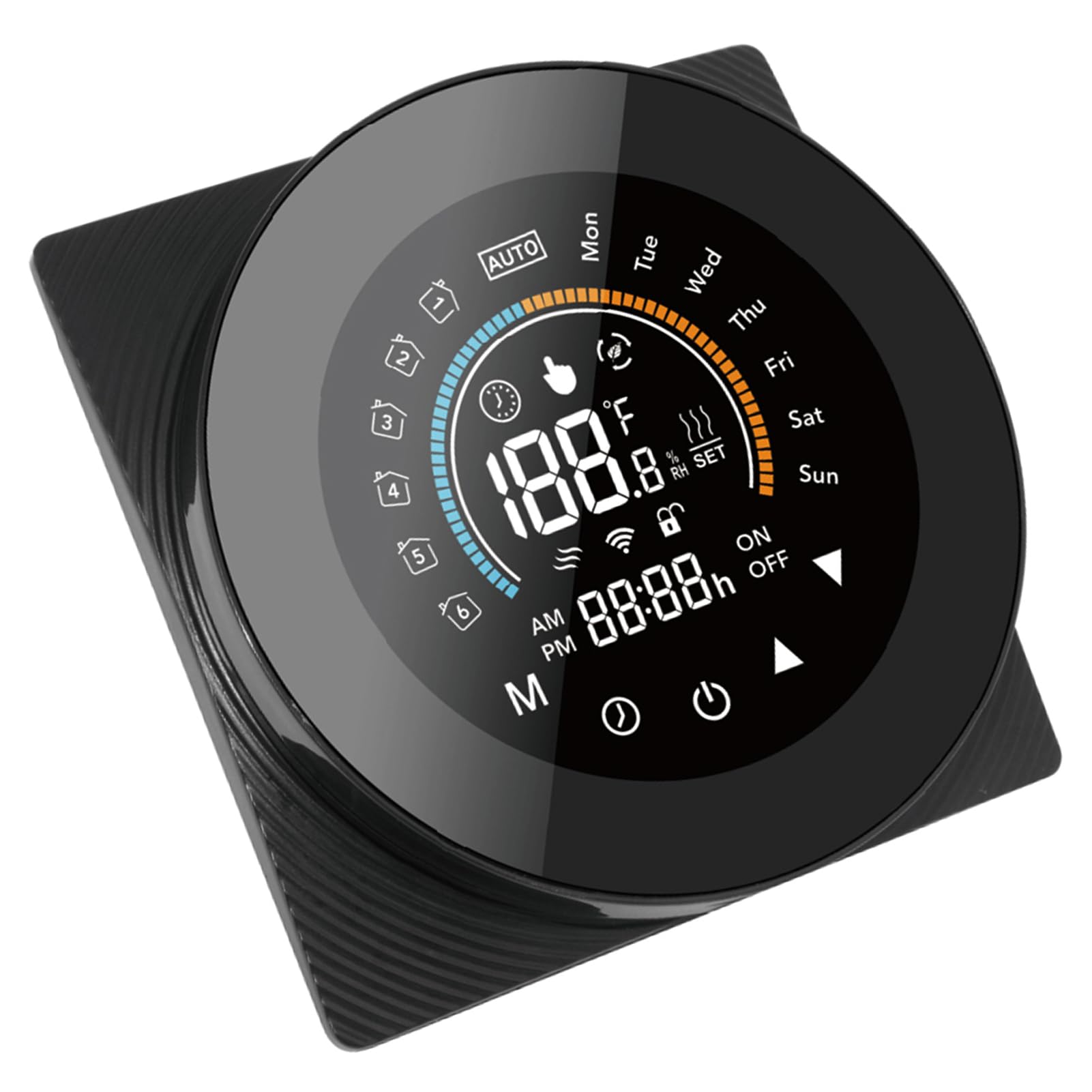 Generic Ewelink Termostato Wifi per Caldaia Ad Acqua/Gas, Termostato Digitale con Controllo Vocale, Ampio Display LCD Retroilluminato, Precisione 0,5 ℃, Programmazione Programmabile 5+2, Compatibile