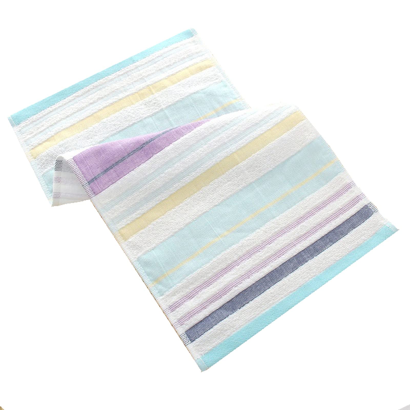 Badewaschlappen, Handtuch, Waschlappen, Gaze, Musselin-Tücher, rechteckige saugfähige Handtücher, weicher Waschlappen, Gesichtshandtuch (blau) (blau)
