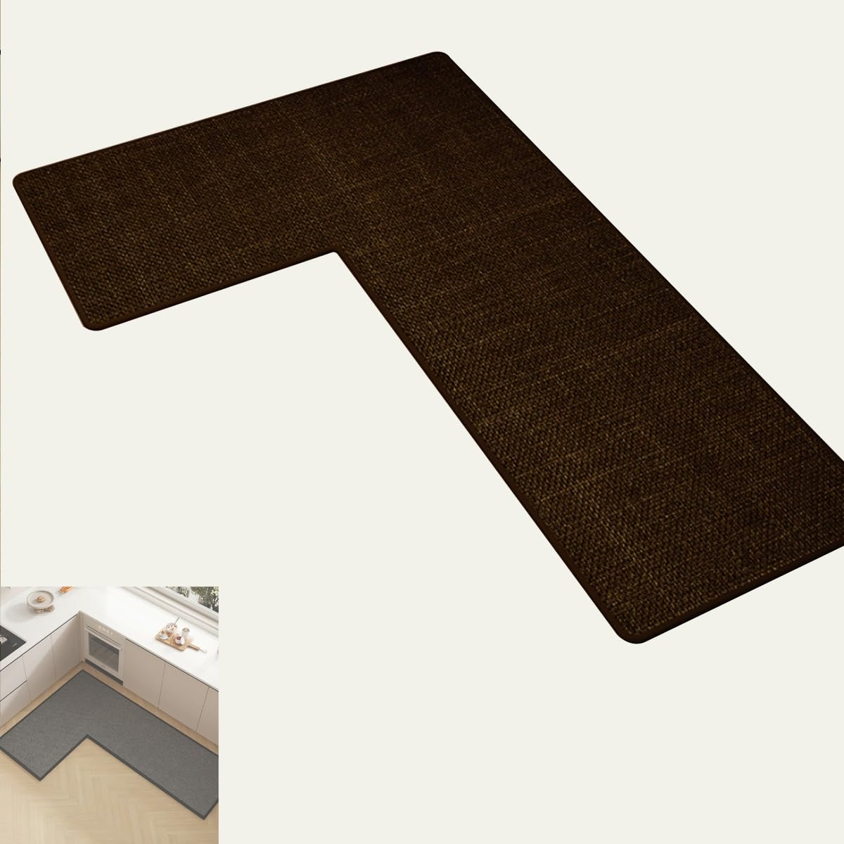 Tapis de cuisine absorbant en caoutchouc imperméable lavable