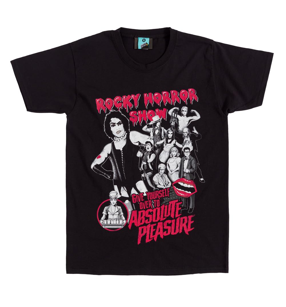 The Rocky Horror Show Absolute Pleasure Black T Shirt
