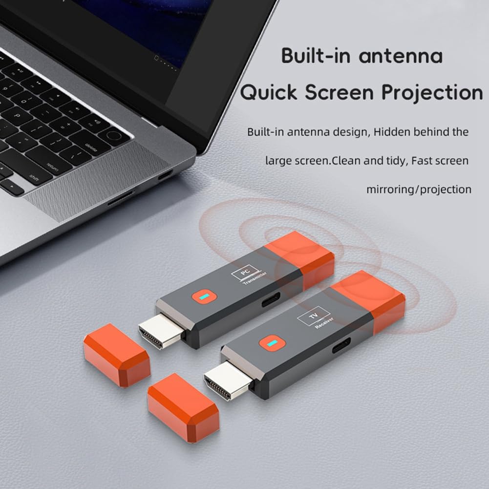 Nadajnik i odbiornik radiowy HD 1080p 50 m HD radiowy wzmacniacz wideo TV Stick do aparatu, laptopa, komputera, telewizora