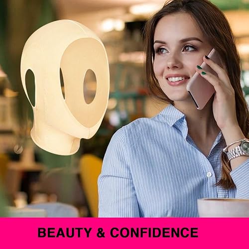 Miniatura 7 de Correa de adelgazamiento de barbilla reutilizable, cinta de elevación facial, máscara facial de elevación de línea V, reductor de barbilla doble,