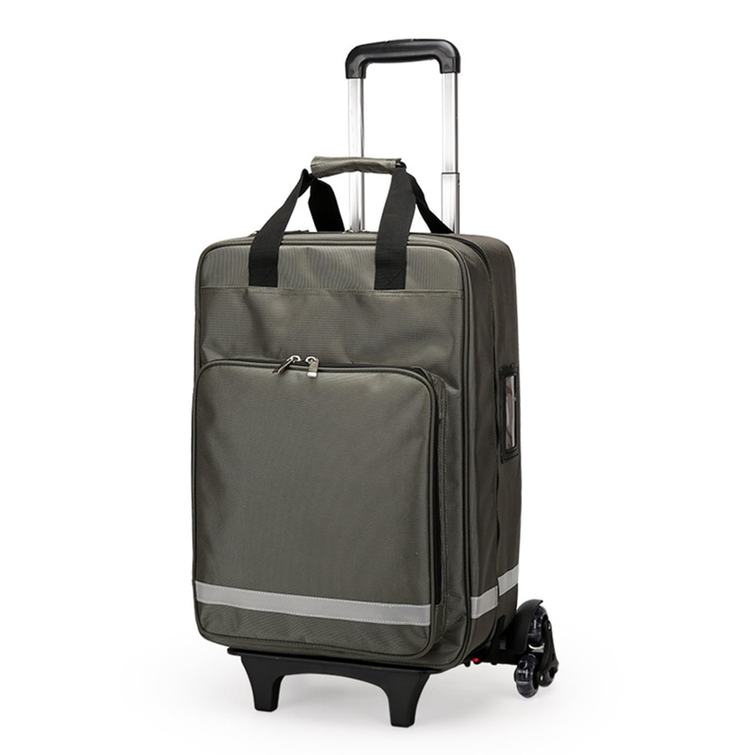 Mochila Emergencias Sanitarias Con Carrello Ruote Rimovibile,Mochila De Emergencias Modulable De Gran Capacidad,Bolsa Para Equipo De Protección Individual,Bolsa Bombero Transporte EPI,Médico C