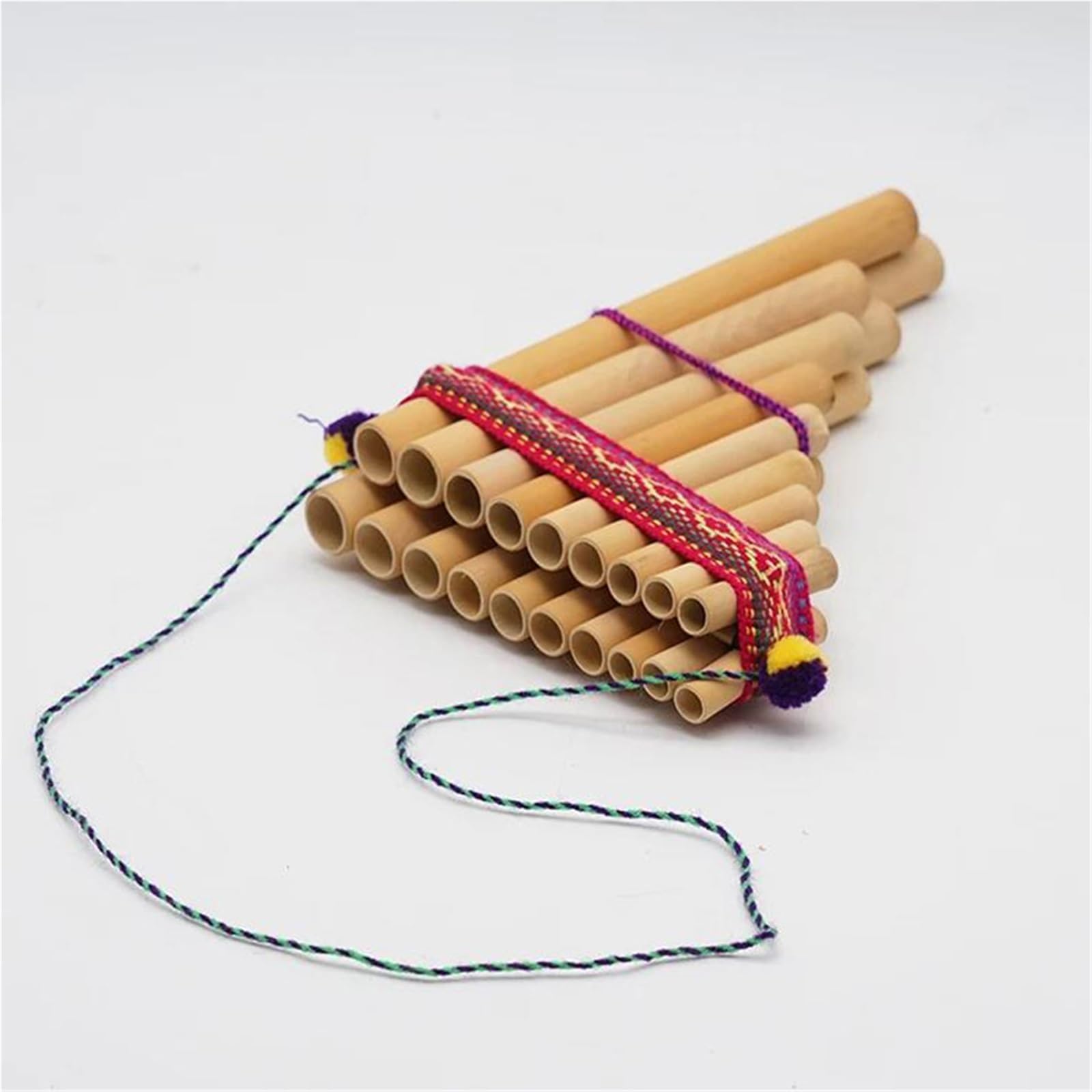 Pan Flute Instrument 13/17/19 Pipes Pan Flute Woodwind Pan Flute Professional Traditional Musical Instrument Pan Flute(19)