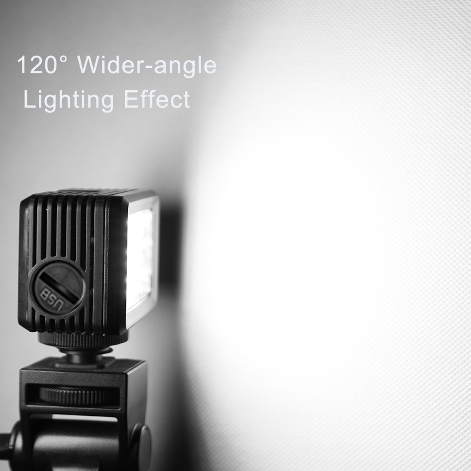 Luce Video LED RGB Impermeabile da 40 M con Perline Ad Alta luminosità per Streaming Live Subacqueo e Fotografia 2700K-5600K
