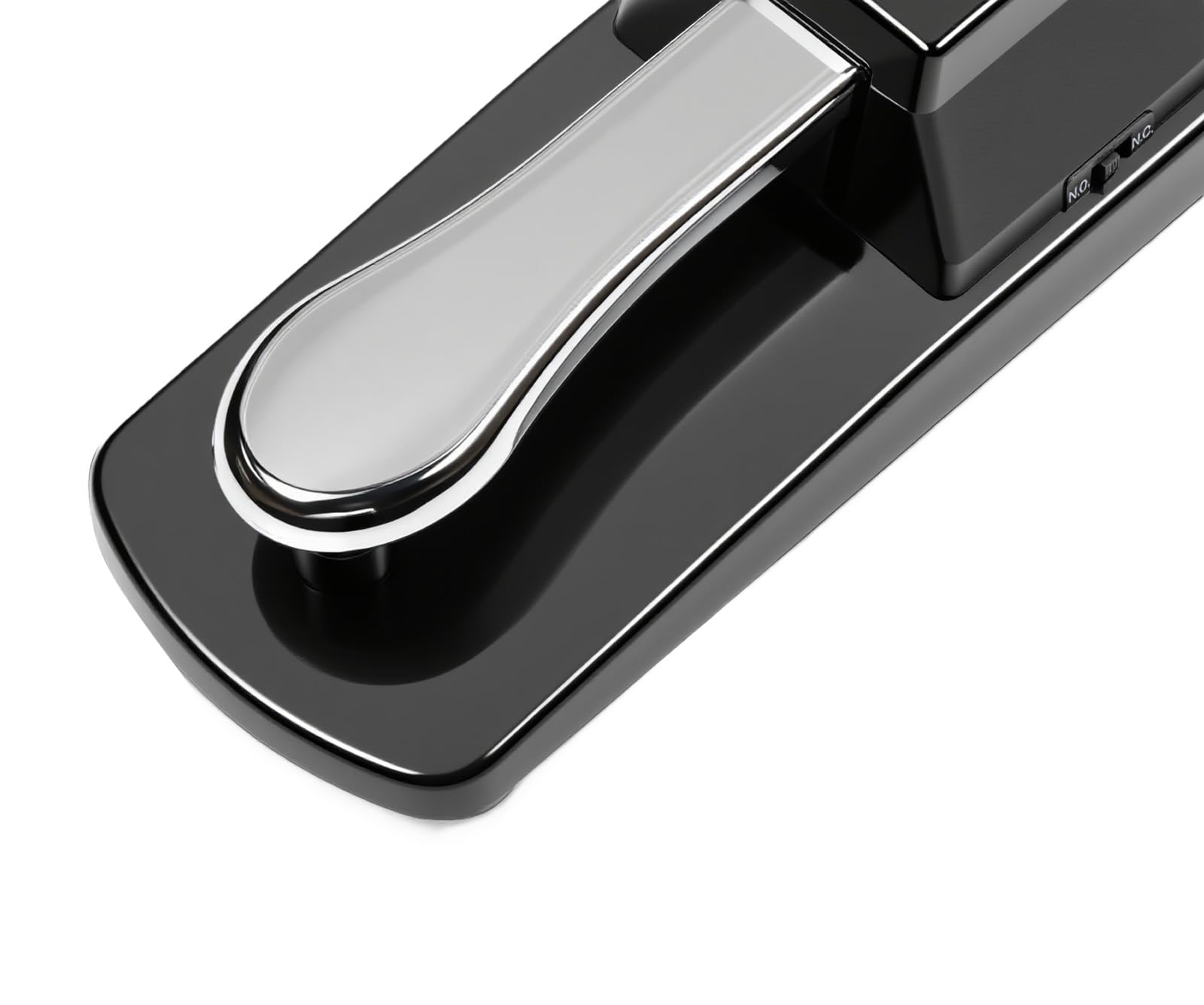 Rayzm Pedale sustain universale per pianoforte digitale e tastiera elettronica, Pedale antiscivolo con interruttore di polarità, Cavo da 1,4 m
