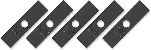 Terre Products, paquete de 5 cuchillas de bordear endurecidas térmicamente, compatibles con Ryobi 613223, Echo 720-237-001, Stihl 4133-713-4101,