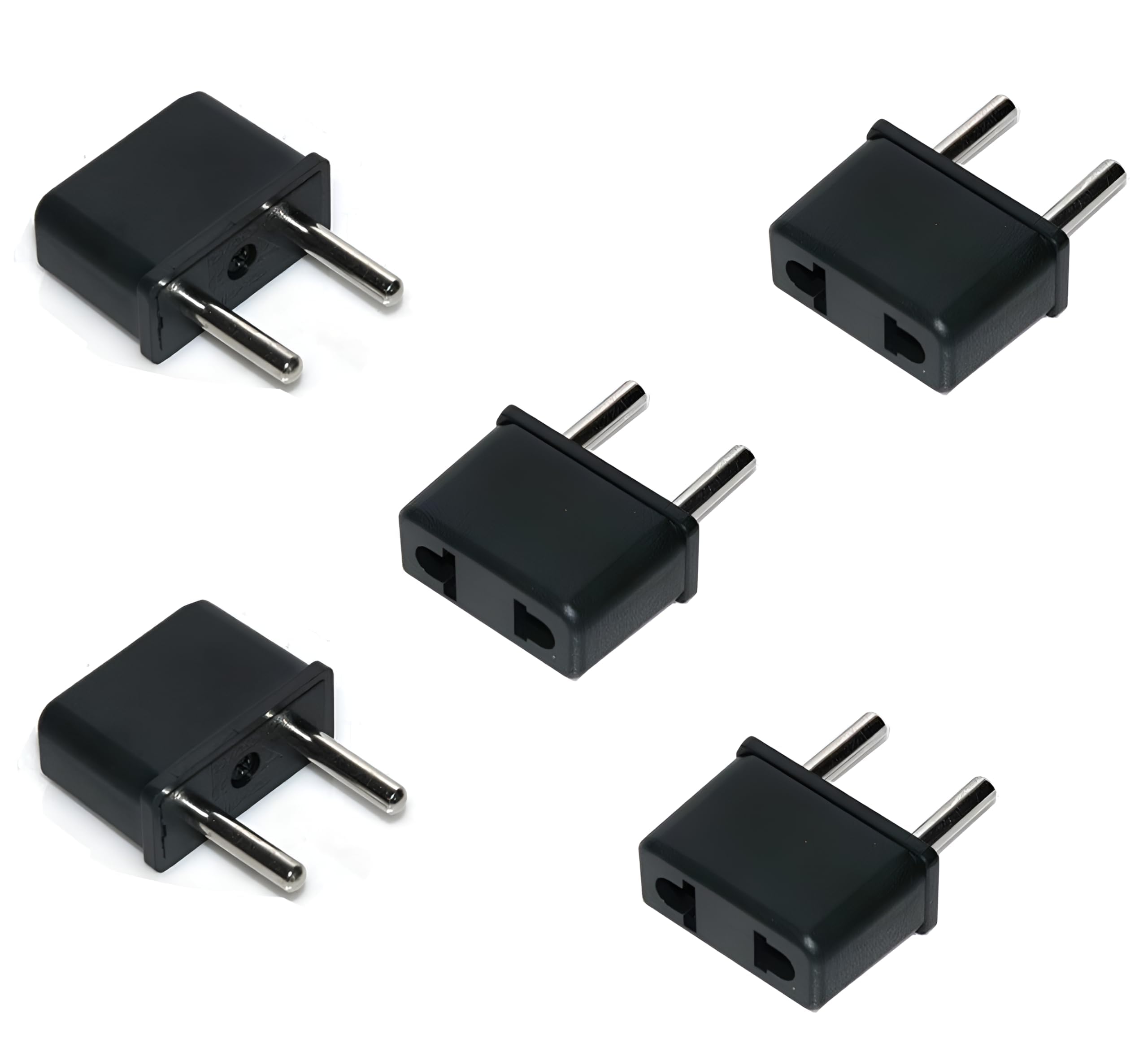 fdealz® [ 10 Pieces ] US Female Flat Pin to EU Plug India 2 Pin Male AC Wall Universal Travel Power Socket Plug Adaptor, AC 250V (Black) 2 Pin Flat US to EU Male Connector (B0C4Z88Z9T) Amazon Price History, Amazon Price Tracker