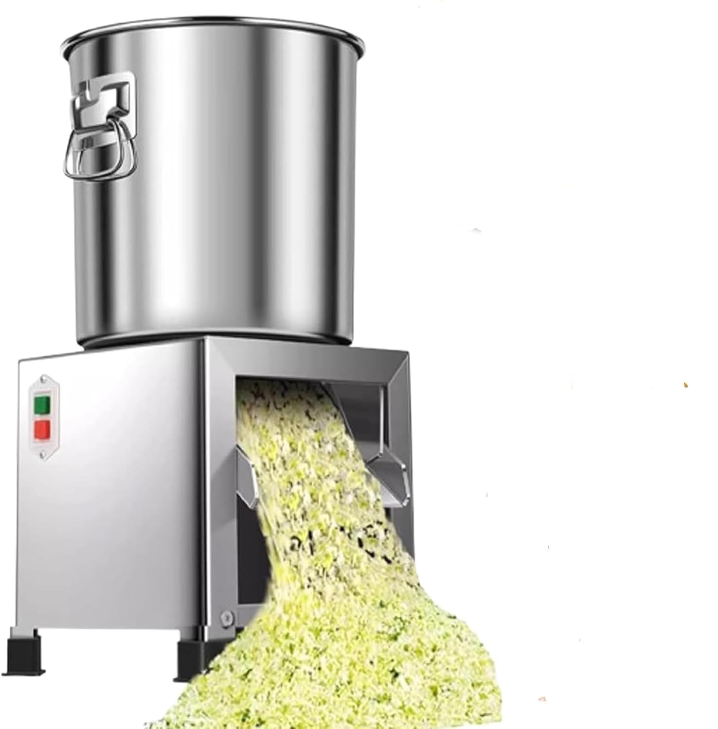 Picadora vegetal eléctrica de 1800W y 3500 RPM con picador de acero inoxidable para ganadería