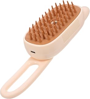 LIFKOME Electric Pet Grooming Brush with Spray Design Abs Material Removes Loose Hair and Massages Fur for Cats and Dogs for Grooming Sessions