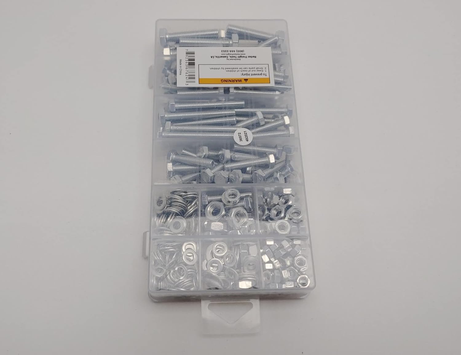 460 Piece Nut and Washer Assortment