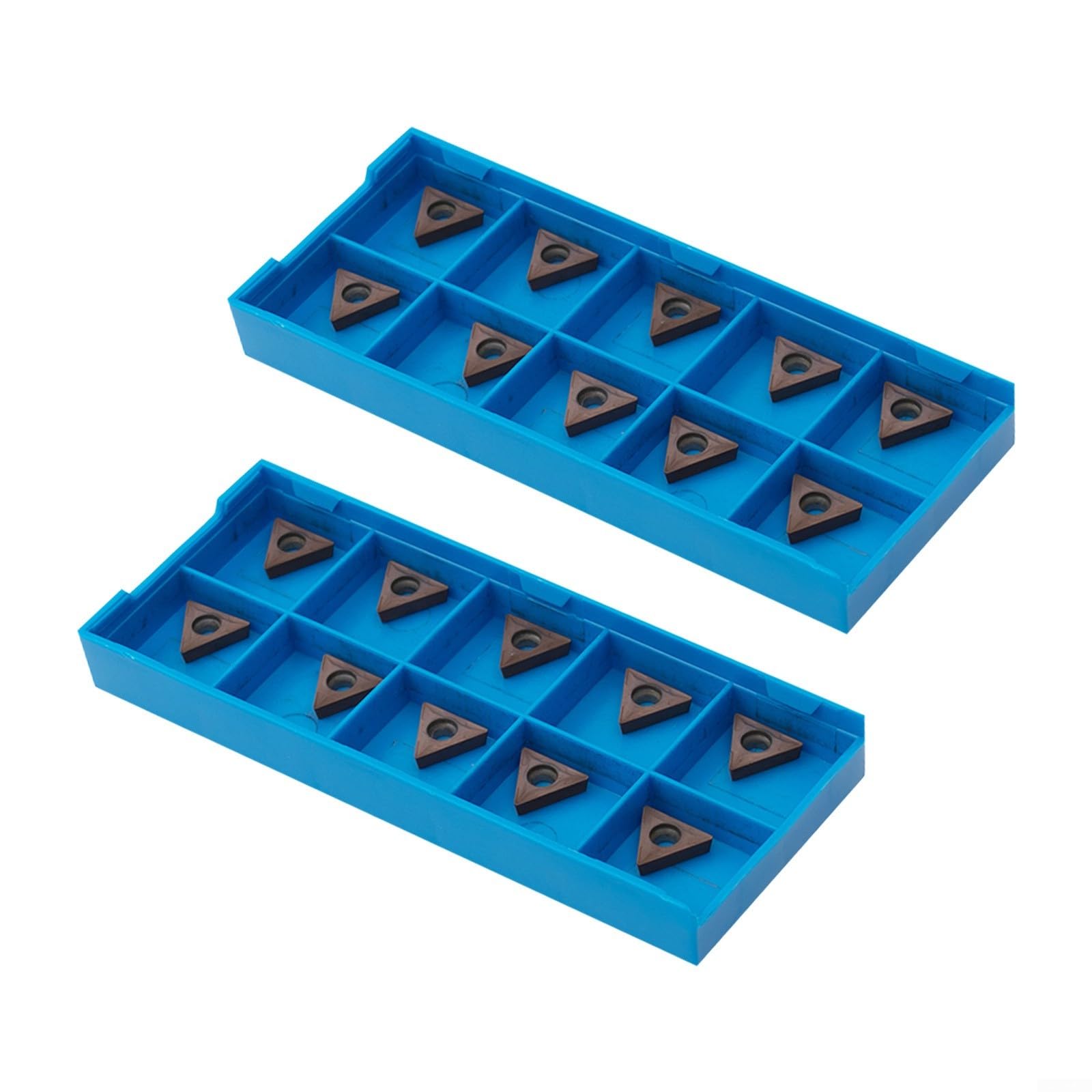 Paquete de 20 cuchillas de inserción de carburo TCMT110204 diseñadas para optimizar el rendimiento en operaciones de torneado y perforación de metal