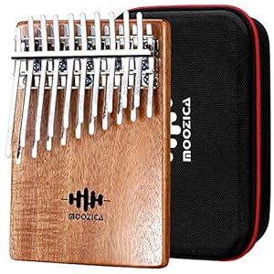 MOOZICA 20 toetsen massief hout kalimba, dubbellaags 20 toetsen professionele Kalimba duim piano met krachtige hardcase…