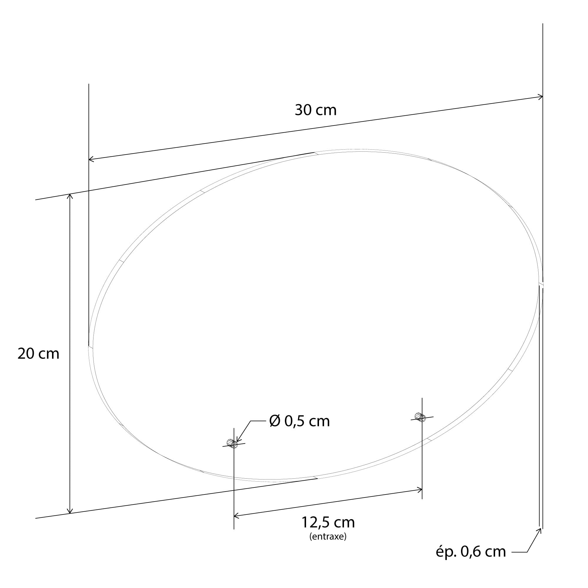 Owalna płyta nagrobna z pleksi wzór buddyjski Om, różne rozmiary, grubość 6mm, spersonalizowana w wielu liniach 30x20 cm