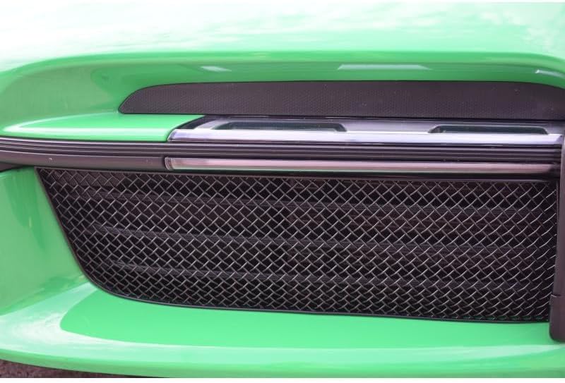 Zunsport Compatible With Porsche Carrera 992 Turbo/S - Front Grill Set - Black finish (2020 -)