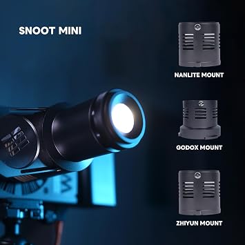Mini Optical Snoot Gobo Accessory for Mini COB Lights