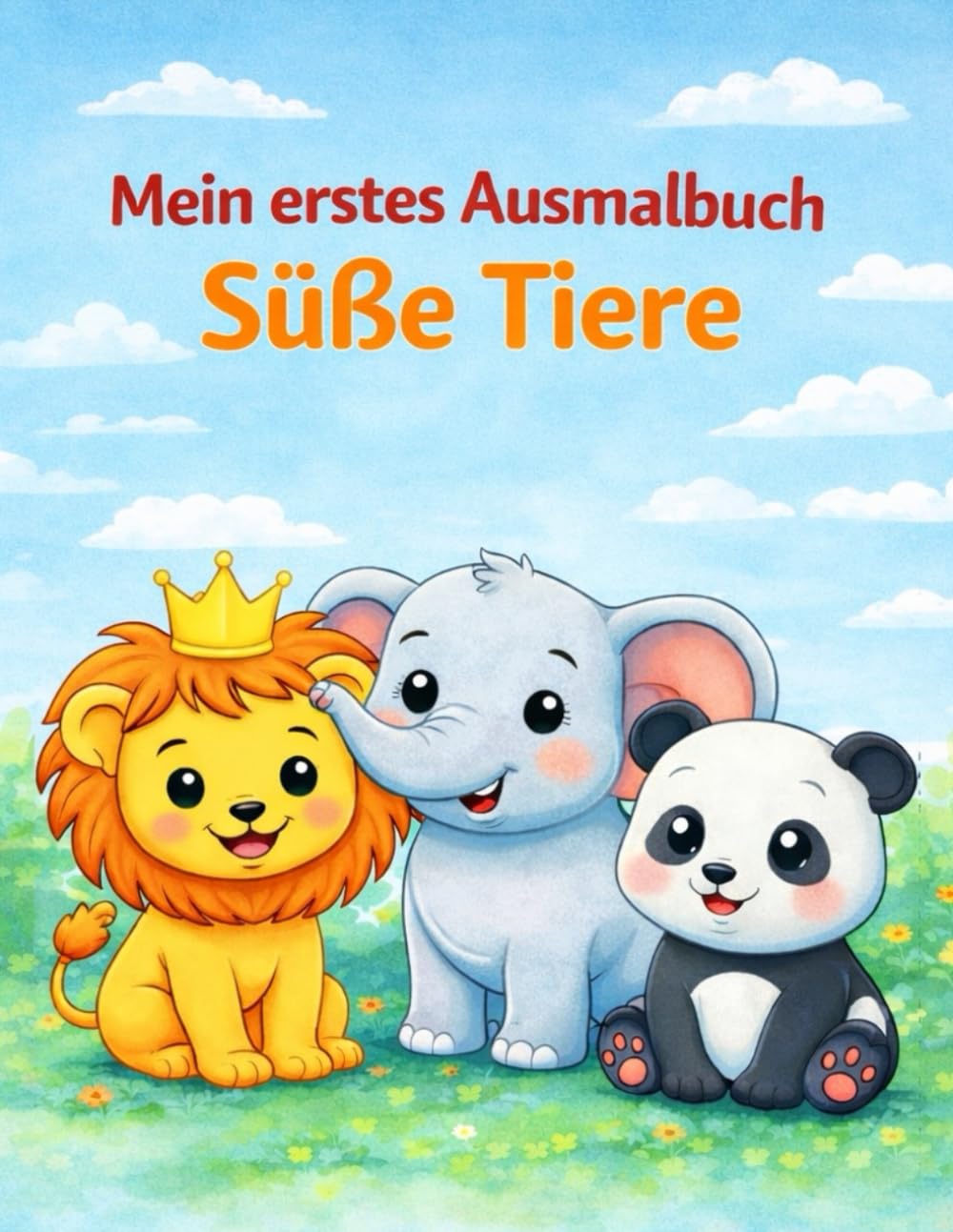 Mein erstes Ausmalbuch – Süße Tiere