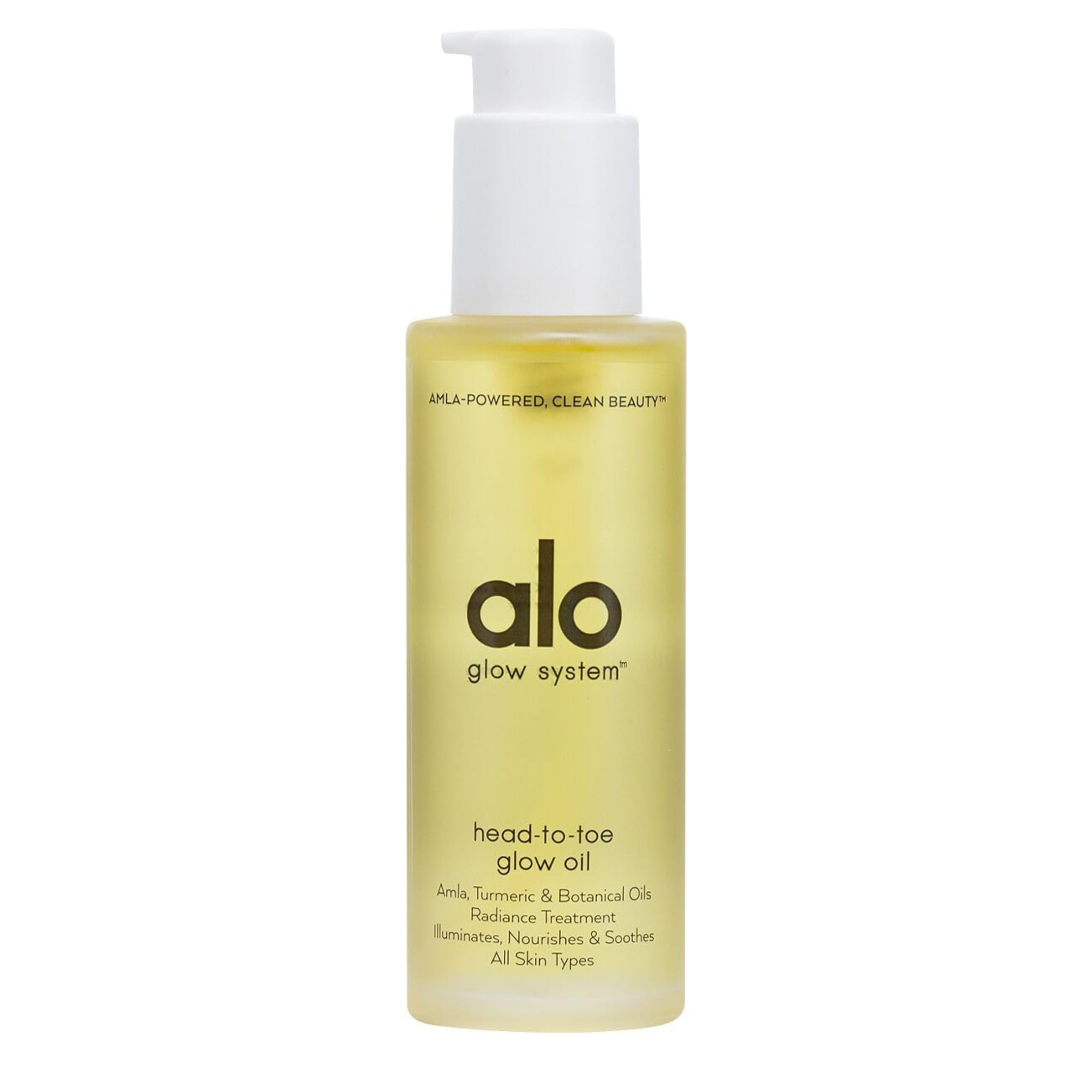 Alo Head To Toe Glow Oil | Luxe, Hydrating Elixir with Amla & Turmeric for Radiant Skin & Hair | Vegan & Cruelty-Free | 3.2 oz