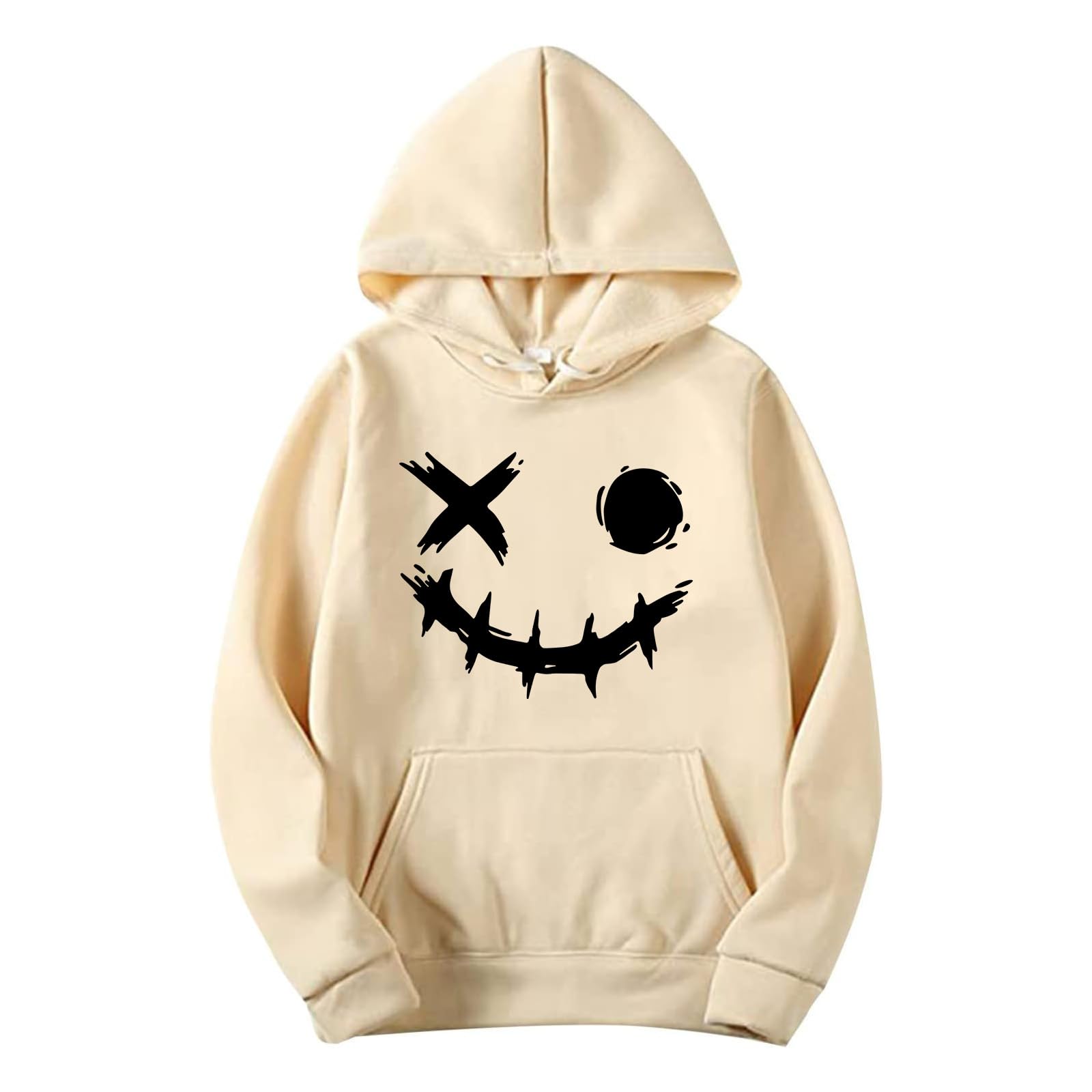 Trainingsanzug Set Herren Damen Horror Tracksuit 2 Teilig Y2k Hoodie und Sporthose Baggy Jogginganzug 2026 Hip Hop Streetwear Sport Freizeitanzug Atmungsaktiv Hausanzug Geschenk Papa Freund