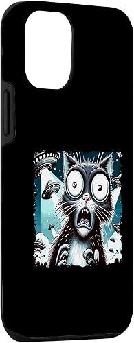 Miniatura 6 de iPhone 13 Pro Max Believe in Ufo - Alien Believer funny cat Case