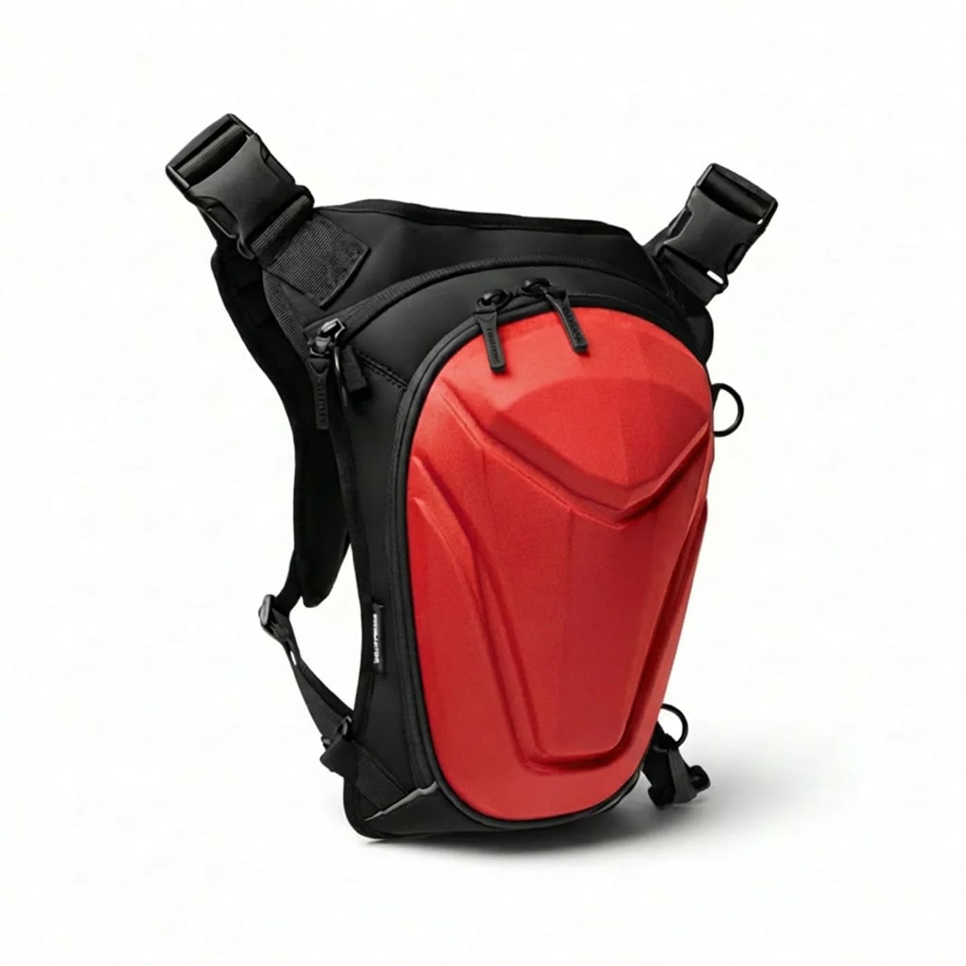 ARC 4-in-1 Unisex Sling Bag – Crossbody, Chest, Waist, Thigh & Tank Bag | 5L Hard Shell Travel Pouch | Hydration Pack Compatible | Motorcycle, Hiking, Cycling, Running & Adventure Gear (Red)-image-36