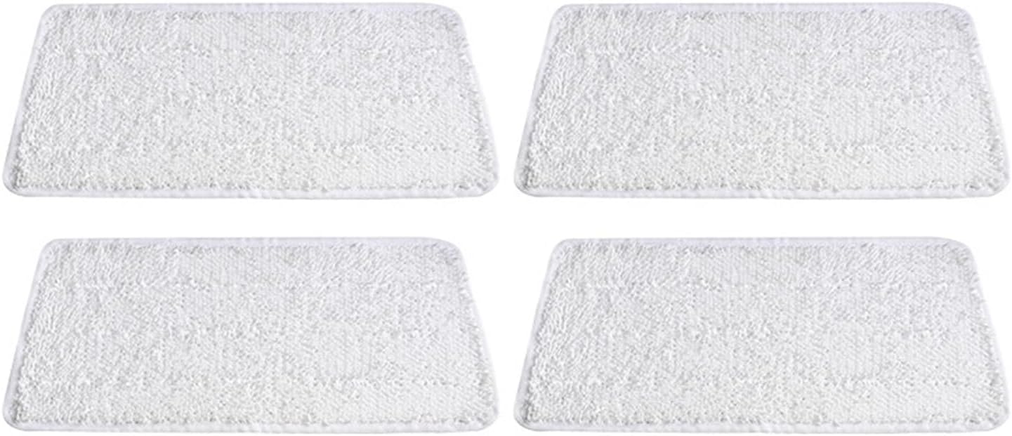 Compatible For Vileda Steam XXL/PlusXXL Washable Replacement Reusable Deep Cleaning Pads Microfibre Cloths Cleaner Accessories Parts(4PCS)