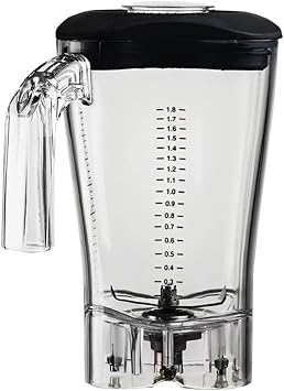 Blender Cup with Bottom Blade and Lid | Compatible with Hamilton Beach HBH550 HBH650 HBH850 | Ice Crusher Juicer Replacement Part