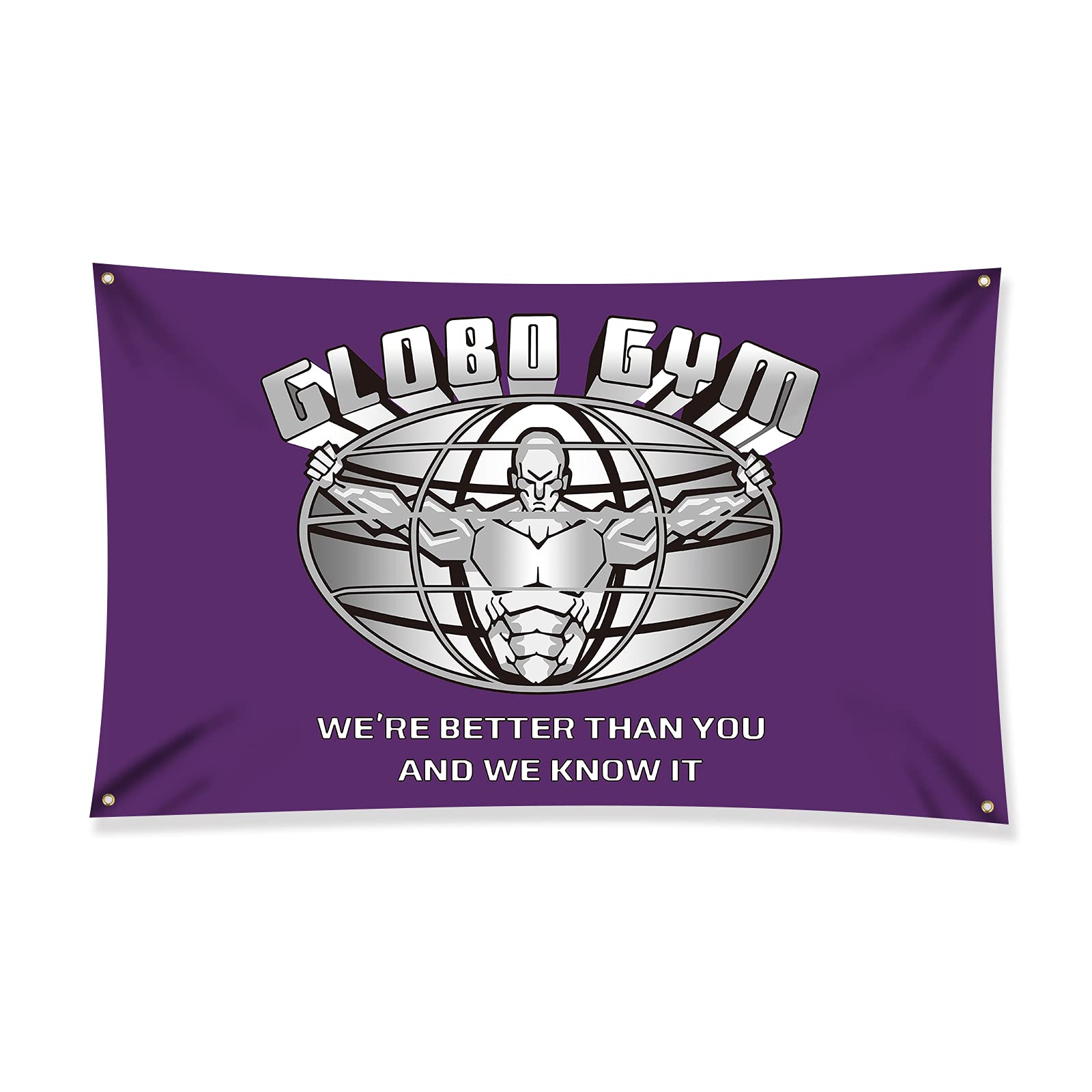 Globo Gym Dodgeball Flag 3x5 Ft Polyester Banner Dorm Banner with Brass Grommets for College Party Indoor and Outdoor Decorations