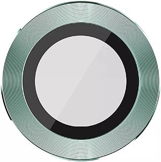 كاميرا زجاج مقوى كليرفيلم لهاتف ابل ايفون 11 - 12 - ميني قطعة - أخضر