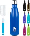 BOGI 17oz Bouteille d'eau isolante à double paroi Aspirateur en acier inoxydable Boutilles d' eau, fuite de métal Sports Boutillet d'eaux Boissons chaudes et froides - Parfait pour les sports de plein air Camping Biking