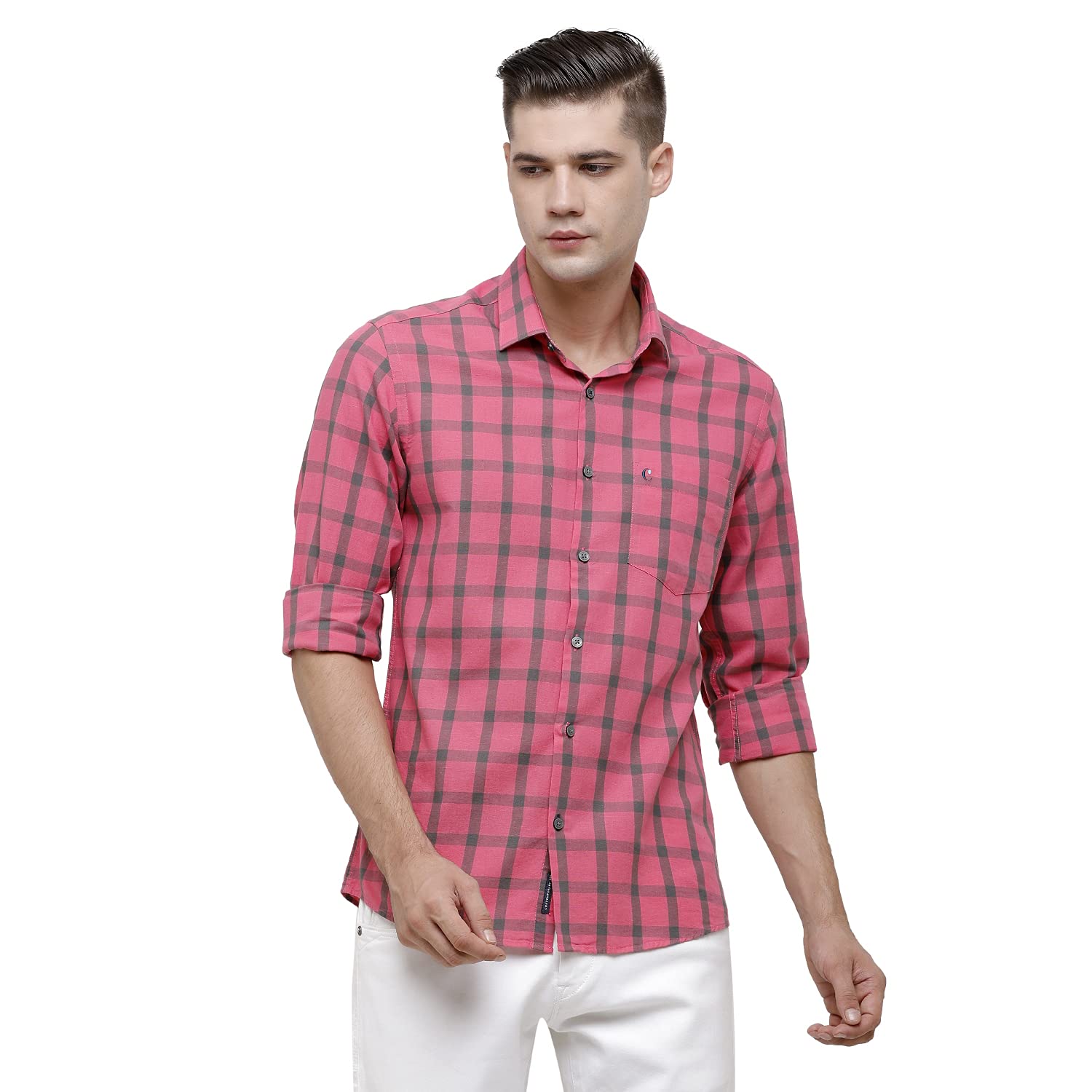 Men's Checkered Regular Fit Casual Shirt