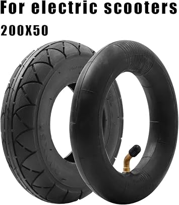 200x50 アウタータイヤインナーチューブ、Razor E100 E150 E200 パワーコア E100 EPunk Crazy Cart 電動スクーター 8 インチ 200*50 タイヤに対応Inner and outer tire