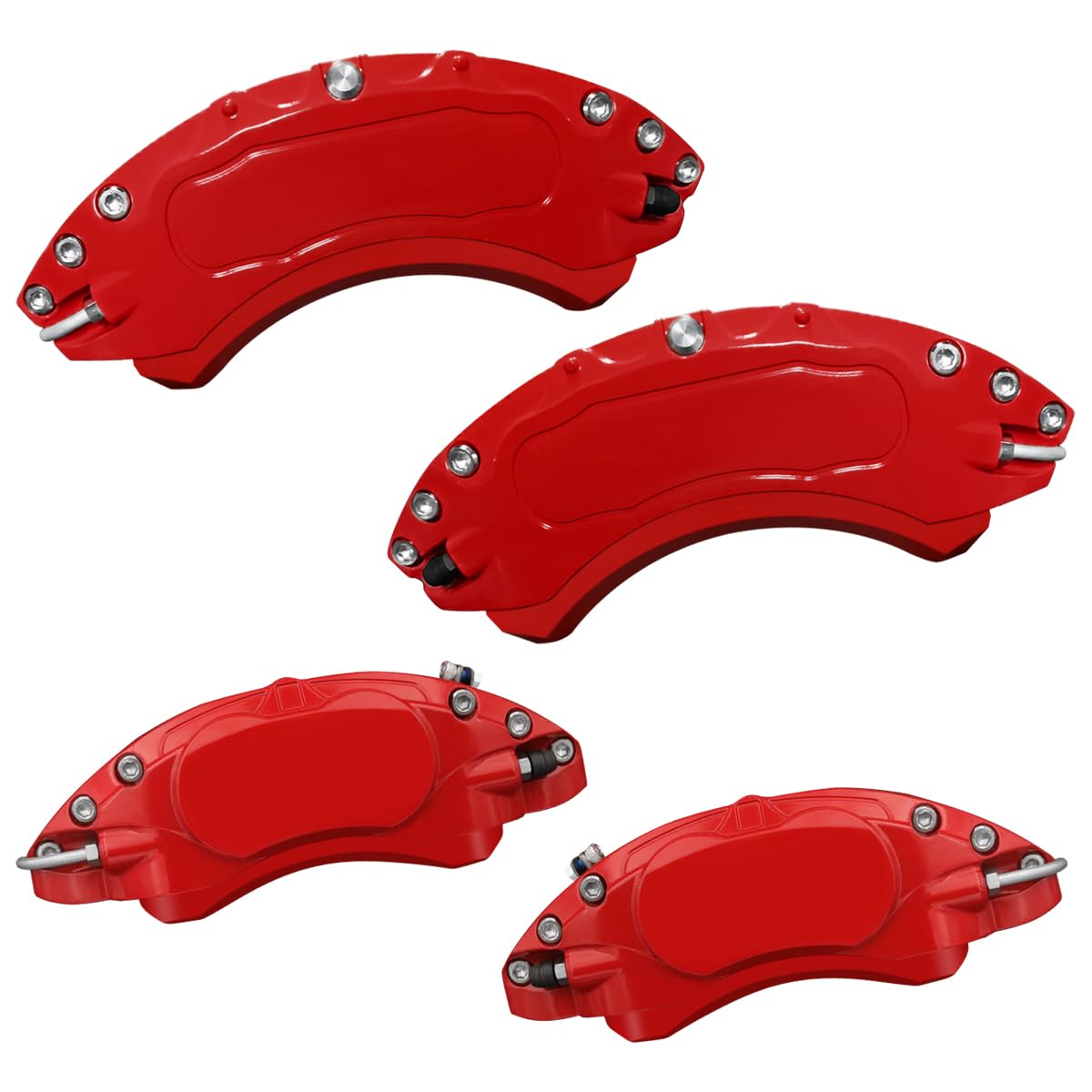 Amazon.com: AOOA Red Caliper Covers Disc Brake Caliper Covers