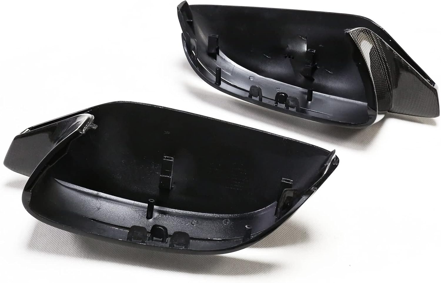 PGPVMVDX(小さな店) 交換用 ABS + リアルカーボンファイバー車のサイドバックミラーカバー For BMW M3 G80