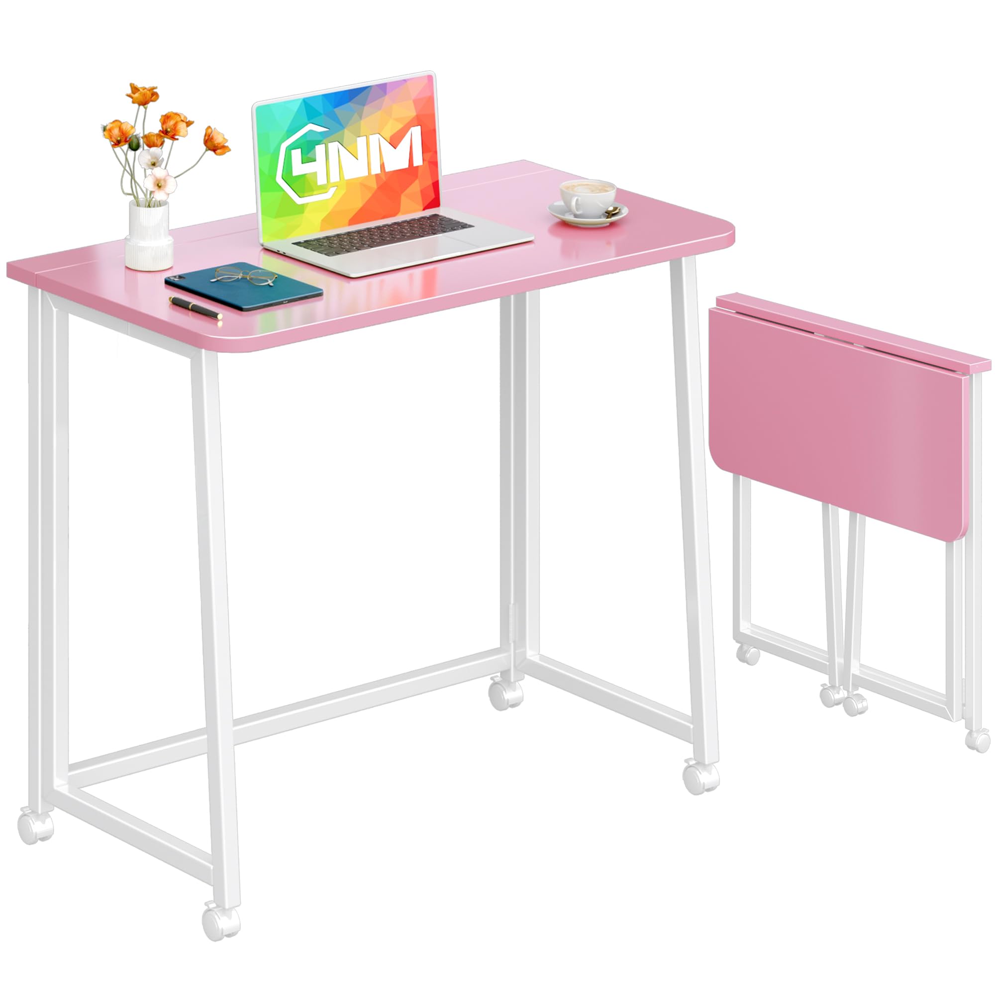 4NM 31.5" Rolling Fold Desk