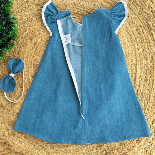 Image of Stanwells Kids Dress for Girls Black Velvet Baby Fancy Frocks for Baby Girls