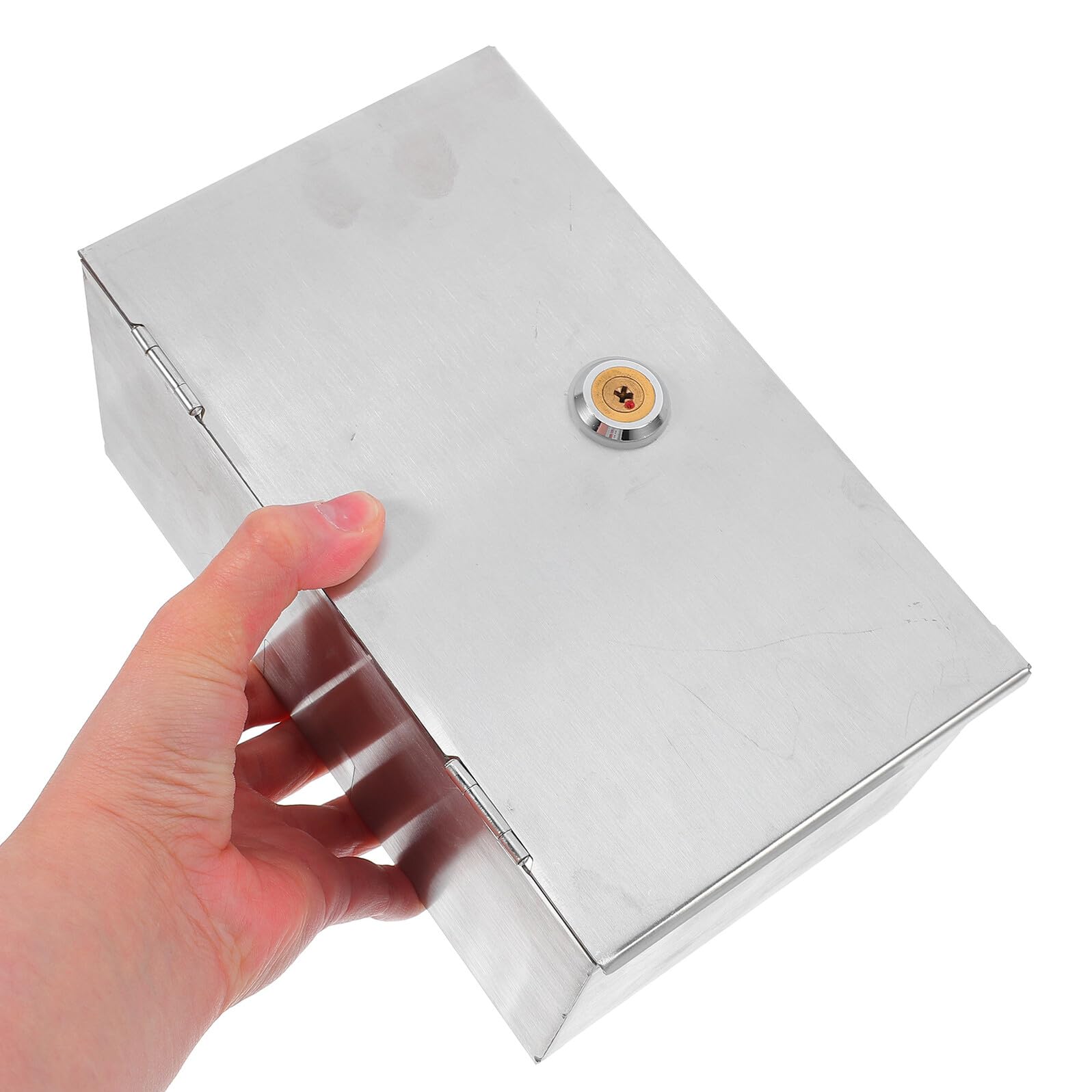 Caja Protectora de Enchufe de Acero Inoxidable, Antirrobo, 2 Módulos