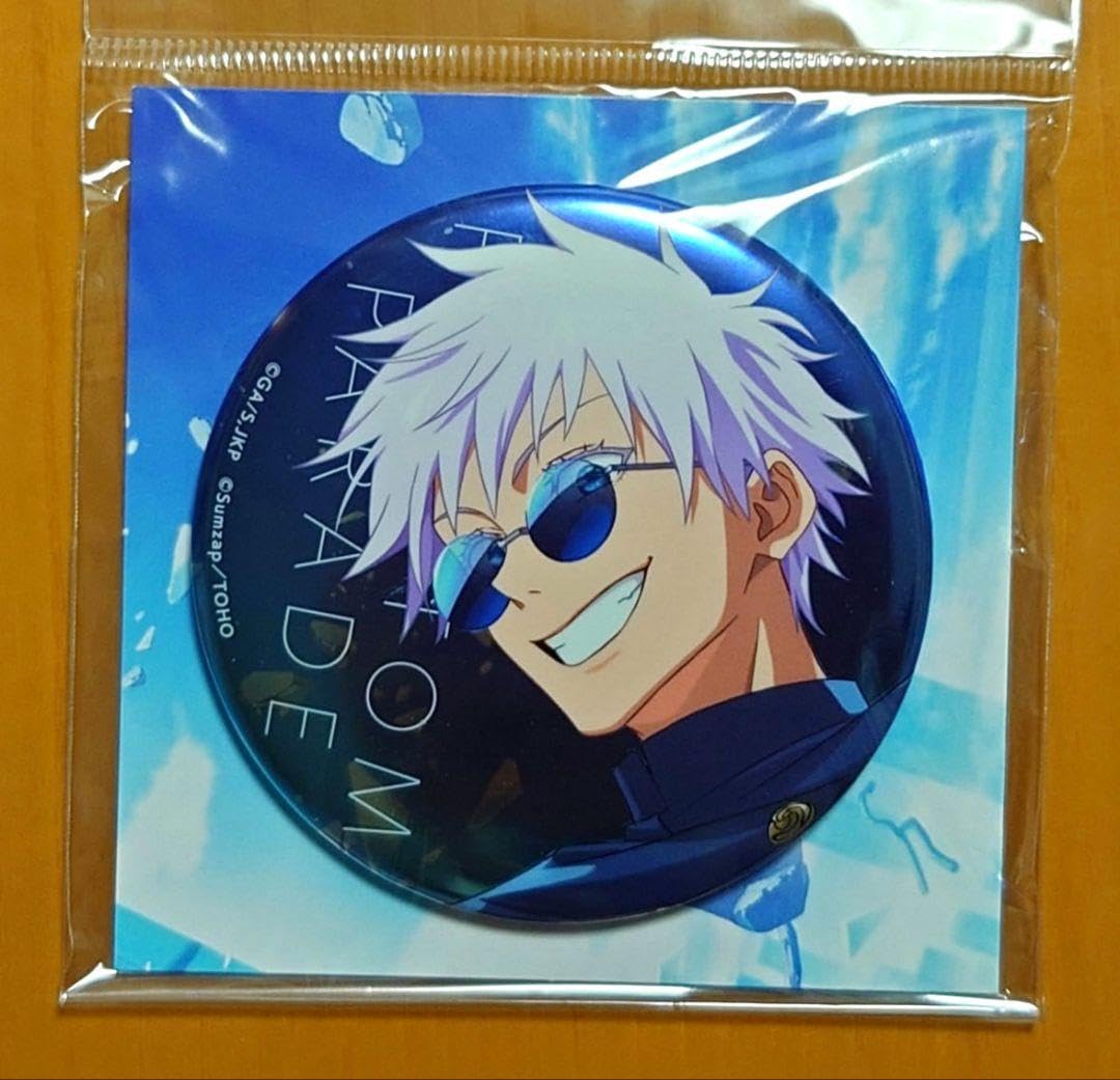 五条缶 ファンパレ ハーフアニバーサリー 呪術廻戦 ファントムパレード メタル缶バッジ ハーフ