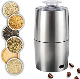Moedor triturador de Café Sementes Cereais Grãos Moagem padrão Elétrico 200w 110V Portátil Fácil de Limpar Temperos Amendoim Pó Aço Inoxidável